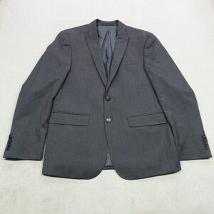 Calvin Klein Blazer Mens 40S Gray Extreme Slim Fit Wool Sport Coat Jacket Modern
